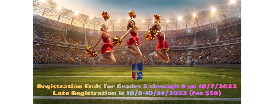 Grades 5-8 Cheer Registration