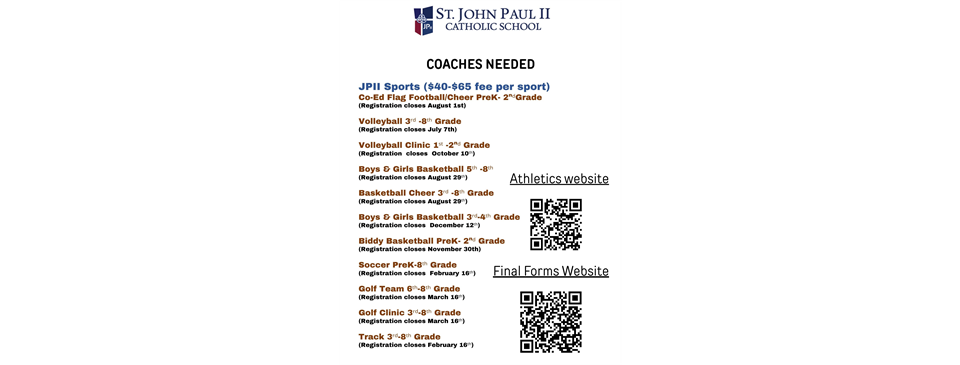 Sports Registration Overview